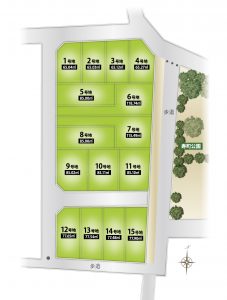 区割図211219（豊中服部天神【区画番号変更】）